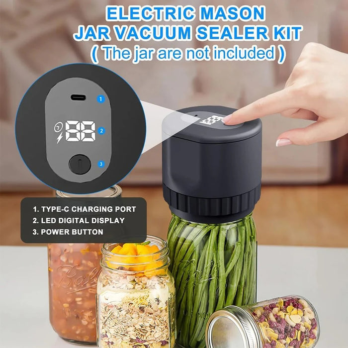 Electric Mason Jar Vacuum Sealer