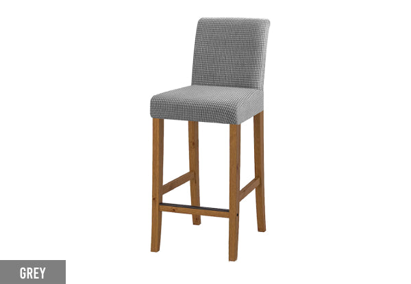 Barstool Jacquard Protective Cover