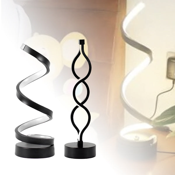 Spiral LED Table Lamps