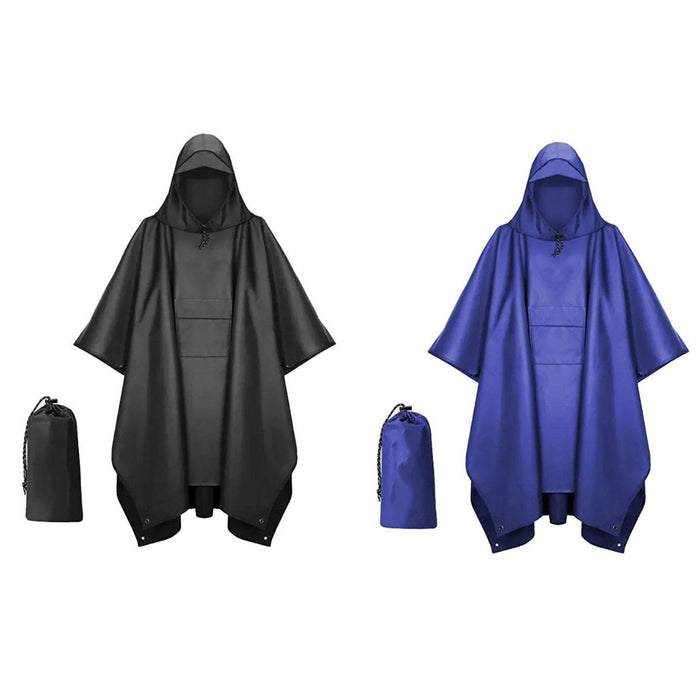 Adult Hooded Rain Poncho