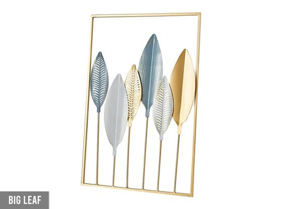 Metal Leaf Home Decor Wall Ledges