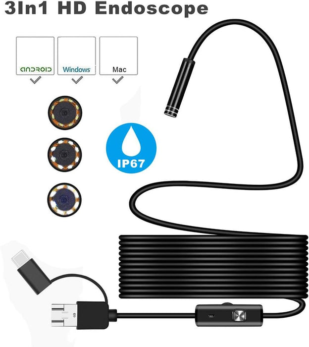 Endoscope Camera with Light