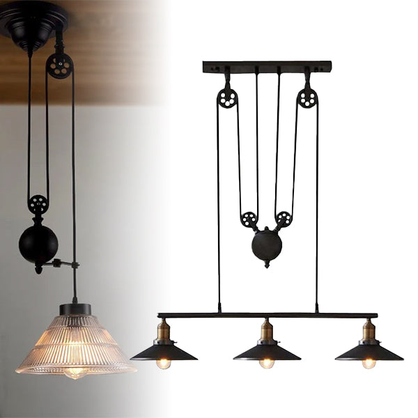 3 Head Pendant Light Pulley