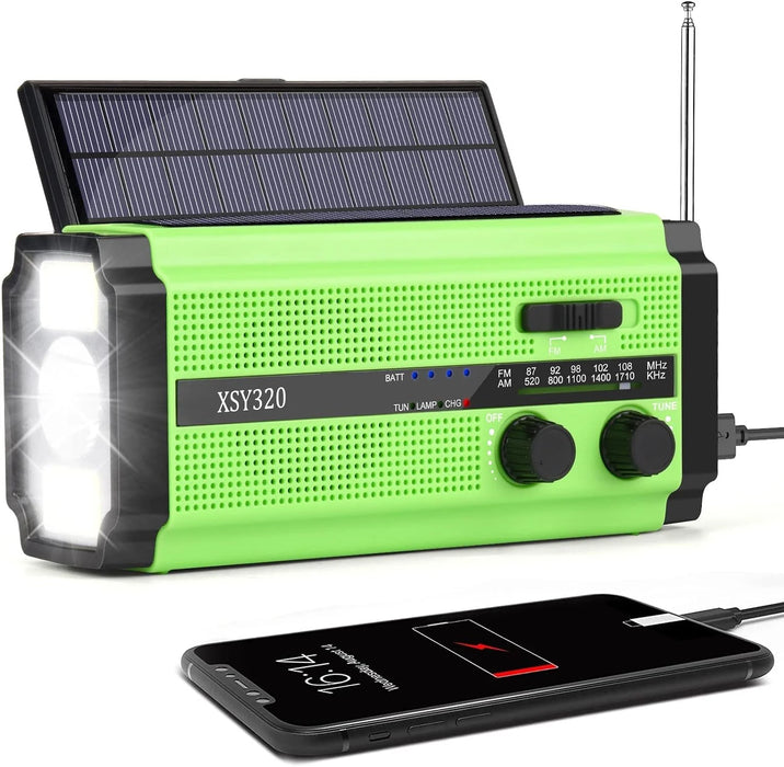 Solar Emergency Wind Up Radio