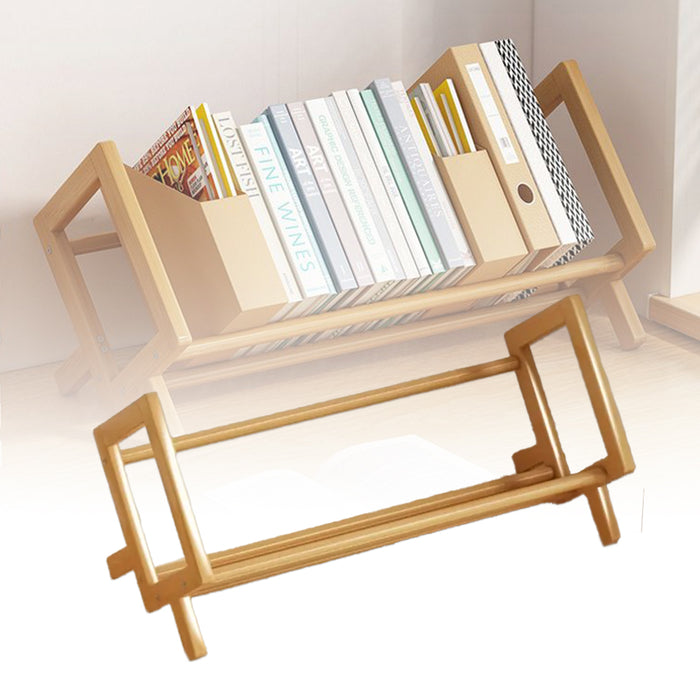 Bamboo Desktop Bookshelf  Tabletop Organizer