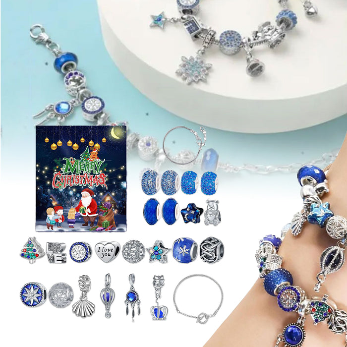 DIY Bracelet Charm 24 Days Countdown Christmas Advent Calendar