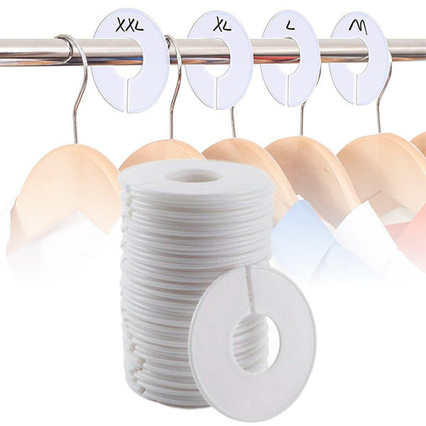 Round Clothing Rack Size Dividers