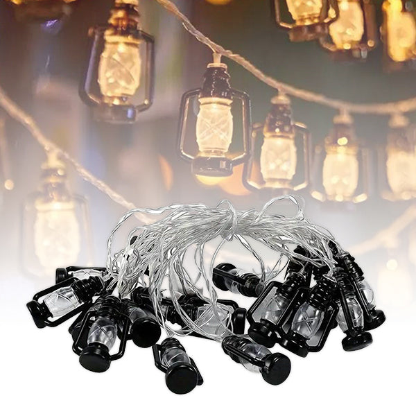 Retro Oil Lamp String Lights