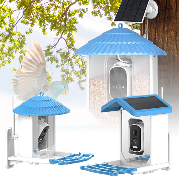 Solar Smart Bird Feeder with Camera & APP