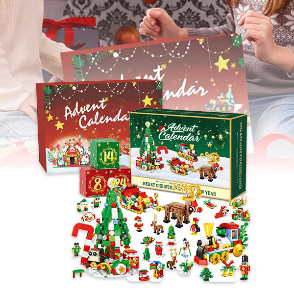 24 Days Advent Calendar Christmas Building Block