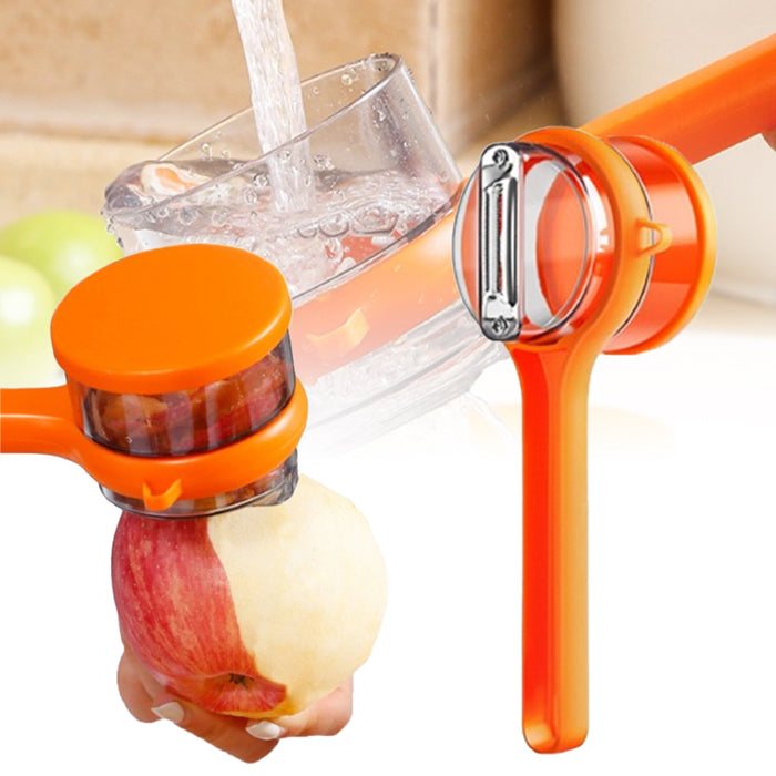 Multi-Functional Fruit Storage Peeler