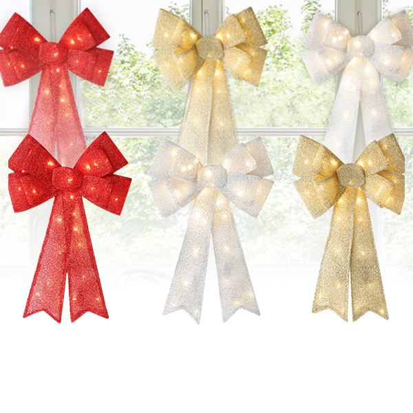 Light Up Christmas Bow