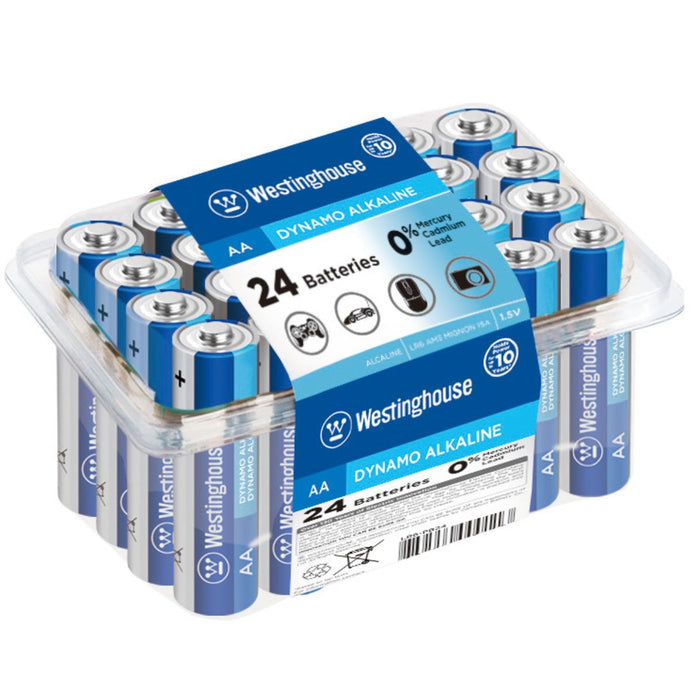 Westinghouse Dynamo AA Alkaline Batteries 24 pack