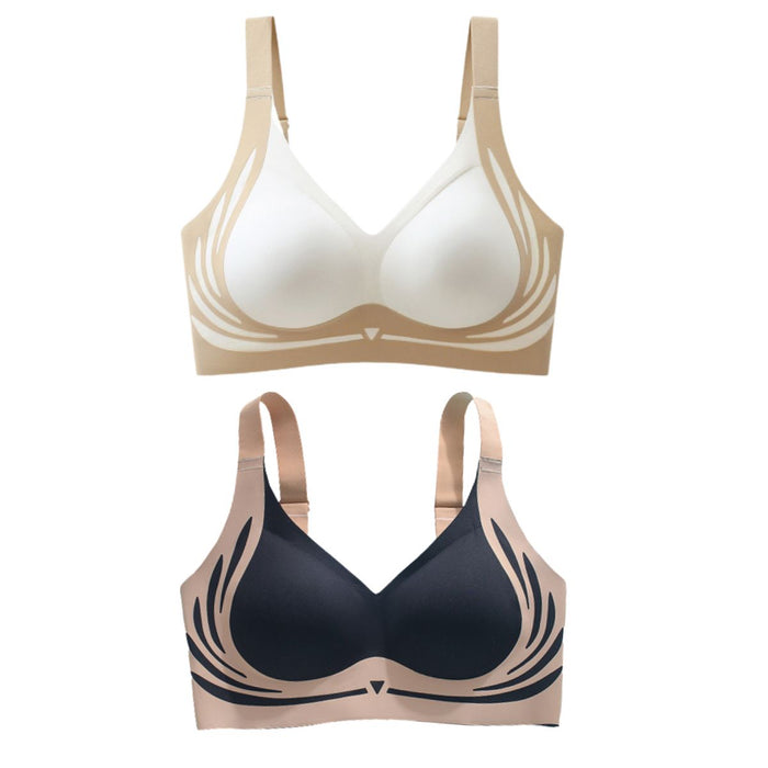 Wireless Anti-Sagging Push-Up Bra