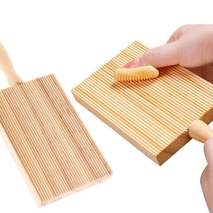 Wooden Gnocchi Board Pasta Stripping Tool