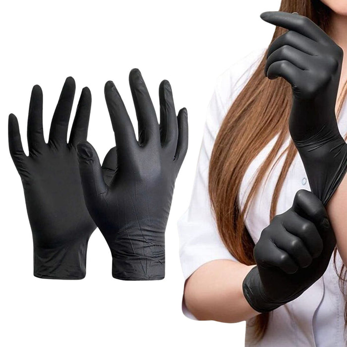 Disposable Food Safe Gloves Black