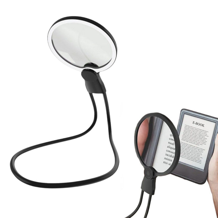 Magnetic Gooseneck Magnifier with Light