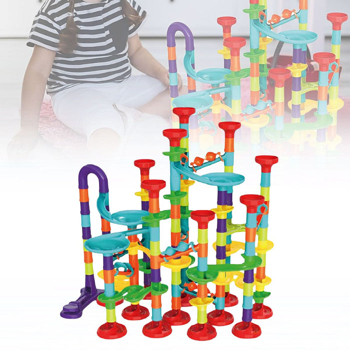 DIY Marble Run Race Set - 197 Pieces