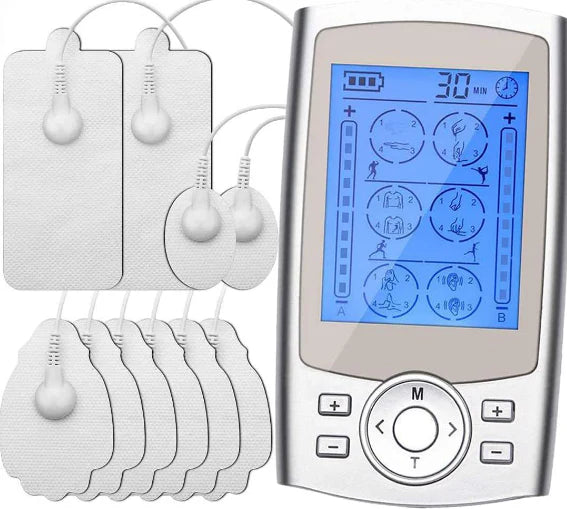 Massager with 24 Massage Modes & 10 Pads