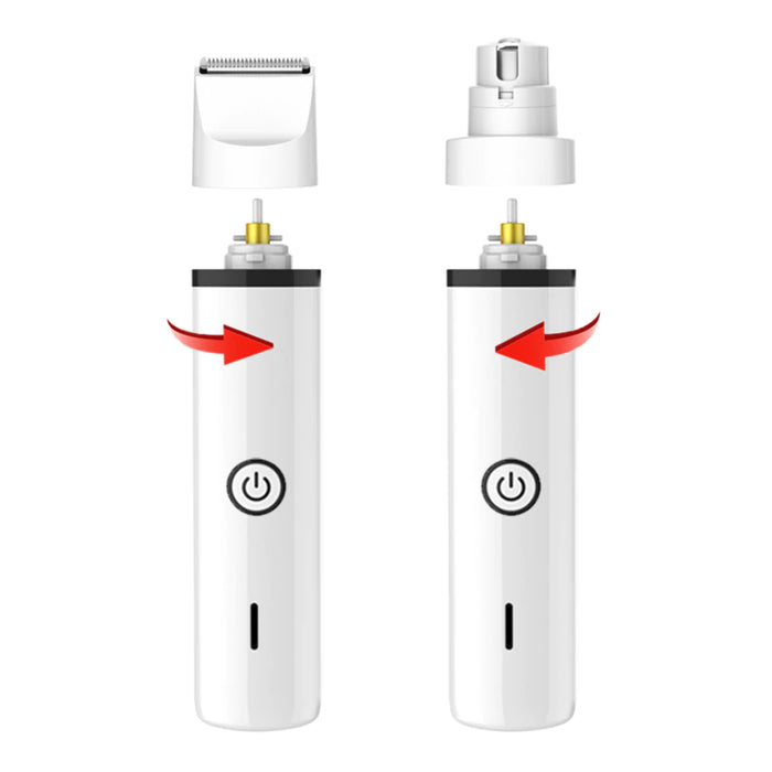 USB Rechargeable Cordless Low Noise Portable Pet Hair Trimmer