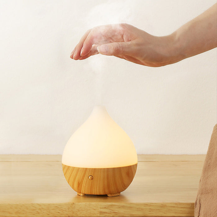 USB Interface Wood Grain Indoor Essential Oil Diffuser