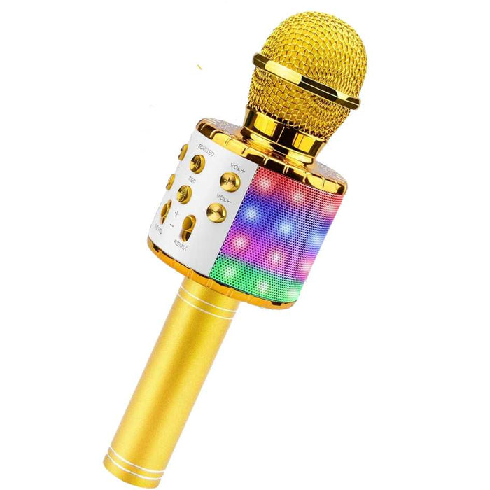 Bluetooth Karaoke Handheld LED Microphone