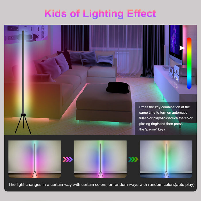 Smart App Floor Lamp With Music Sync