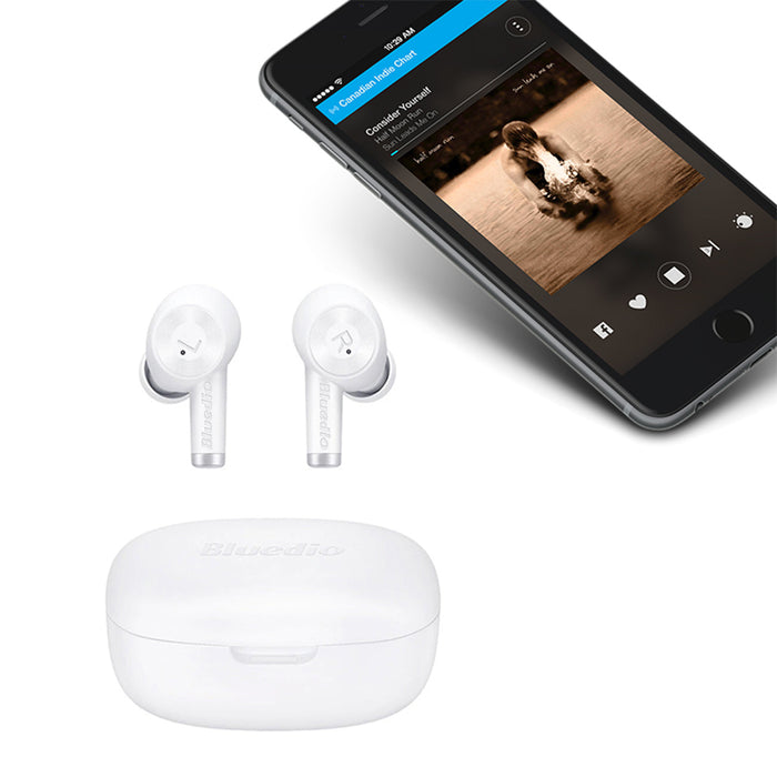 Wireless Earbud in-Ear Earphones with USB Charging Case and Mic