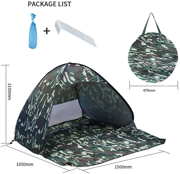 Instant Easy Pop Up Beach Tent