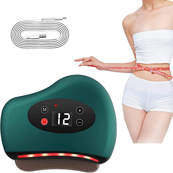 Electric Bian Stone Gua Sha Board Massager USB-Rechargeable