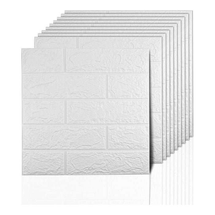 Self Adhesive 3D Brick Wallpaper Panels 10-Piece