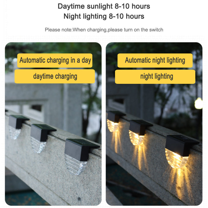 Outdoor Solar LED Deck Light Garden Decoration Wall and Step Light