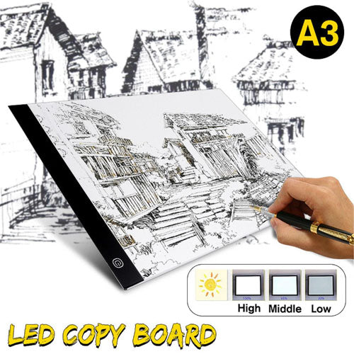 LED Light Drawing & Tracing Board - A3 Size