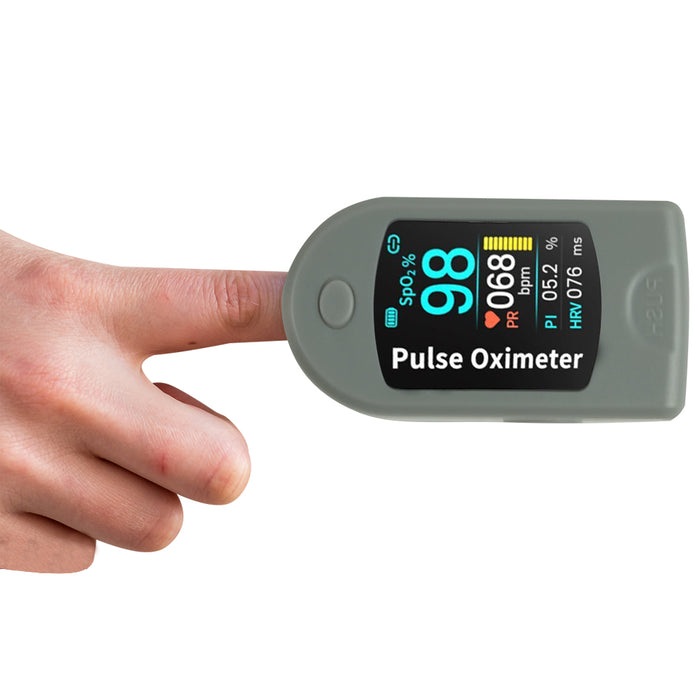 Battery Operated Bluetooth Enabled Blood Oximeter Finger Tip Pulse Tester with APP