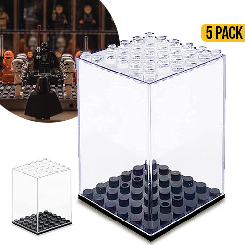 Minifigures Display Case 5 Pack