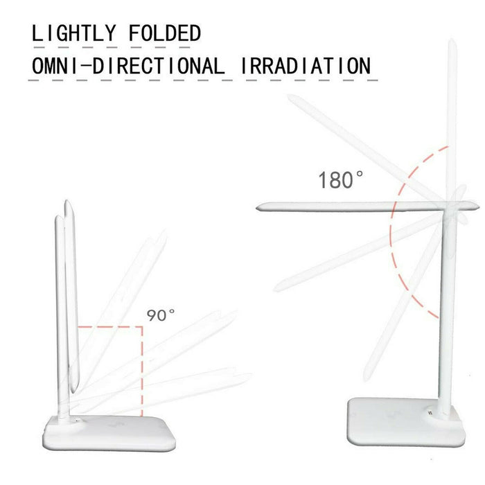 LED Desk Lamp with 5W Wireless Charging Function- USB Interface