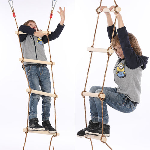 6 Section Climbing Rope Ladder For Kids 200 Cm