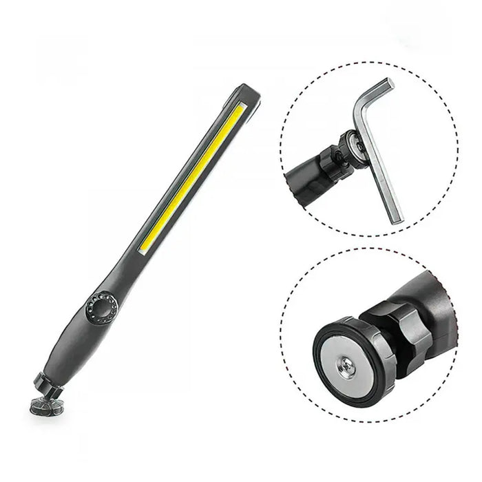 USB Rechargeable COB Work Light with Magnetic Base