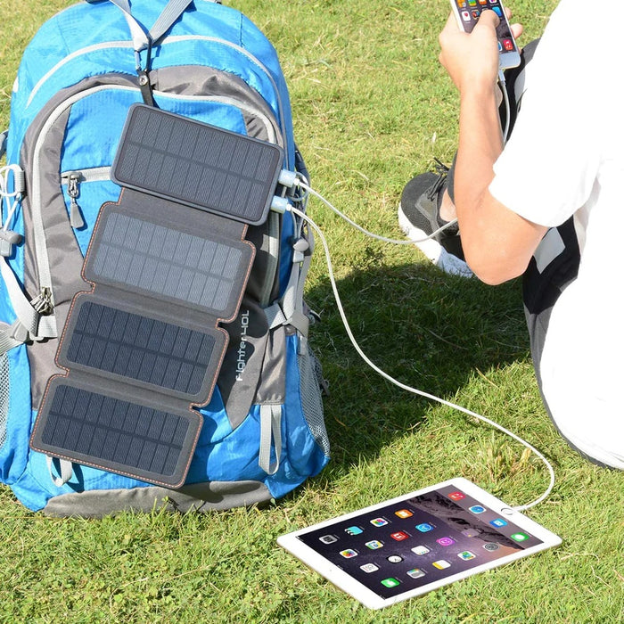 Portable Waterproof Solar Power Bank - 25000mAh