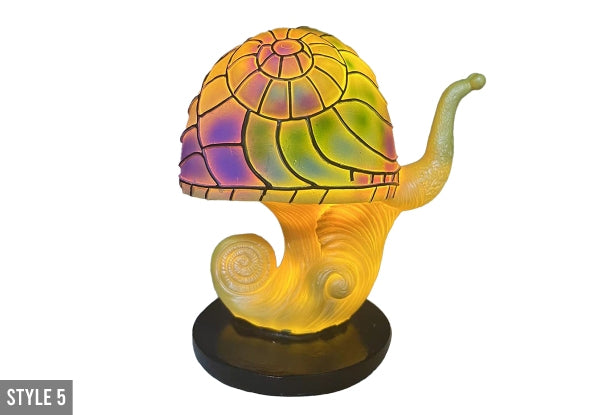 Colourful Mushroom-Shaped Bohemian Table Lamp