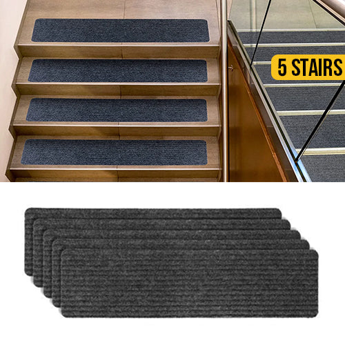 Anti Slip Staircase Carpet 5 Piece Set