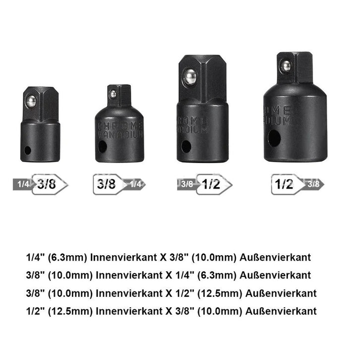 12 Piece Drill Socket Adapter Set