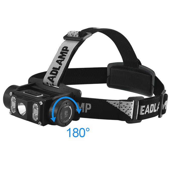 Type C Rechargeable LED Super Bright Multifunctional Headlamp