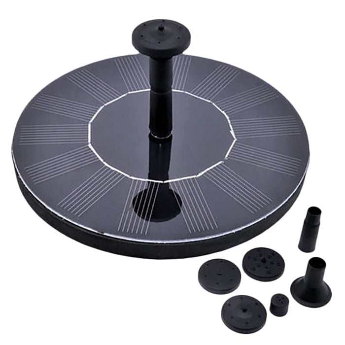 Environmental Friendly Solar Powered Decorative Fountain Birdbath Pump