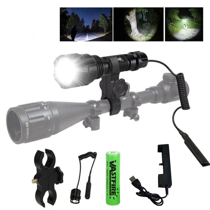 Tactical Hunting Torch with Scope Mount