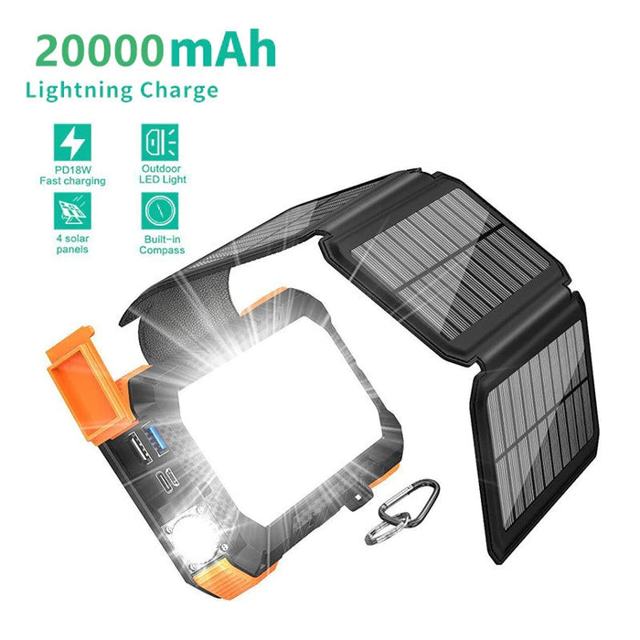 20000mAh Solar Charger Power Bank
