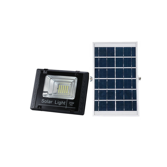 Solar Flood Outdoor Security Light 25 W Led With Remote Control