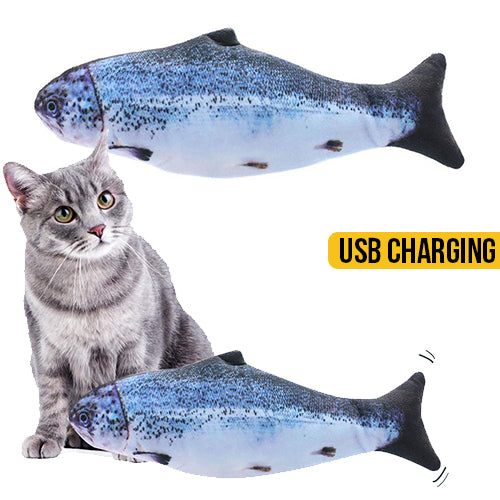 Electric Moving Fish Toy for Cats