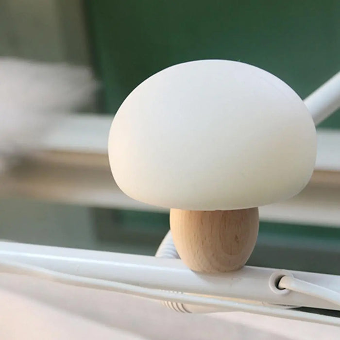 3 Step Dimming Portable Mushroom LED Night Lamp- USB Charging