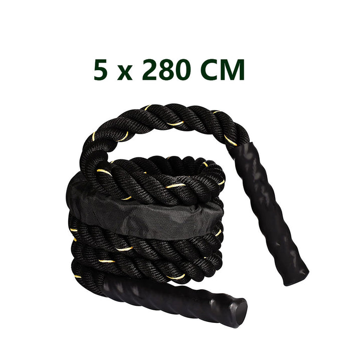 Heavy Battle Ropes Weighted Fitness Jump Rope 5×280cm